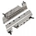 RP5531-1001 Saddle bags Latch Hard Lids Lock Hinges Hardware Cover Color:Black For Harley Touring Models 1993-2013