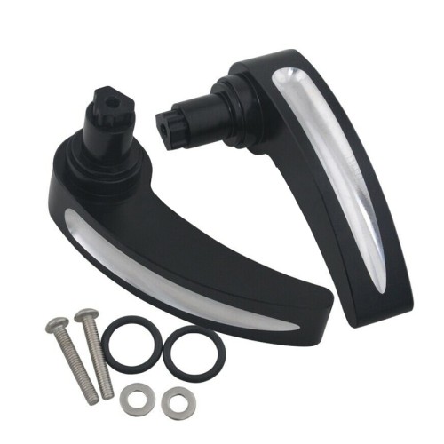 RP5531-1004B Black Saddlebag Lid Lifters For Harley Touring Models 2014-Later