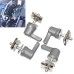 RP5531-1005 Motorcycle 4 Pcs Saddlebag Lever Lock Bolts & Nuts Kit For Harley Models With Saddlebag