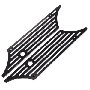 RP5531-2001 Saddlebag Latch Covers Color:Black For Harley Touring Models 1993-2013