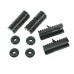 RP5531-4001B Rubber Saddlebags Grommets Support Cushion For Harley Touring Models 1993-2013