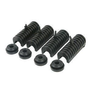 RP5531-4001B Rubber Saddlebags Grommets Support Cushion For Harley Touring Models 1993-2013