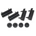 RP5531-4002B Rubber Saddlebags Grommets Support Cushion For Harley Touring Models 2014-Later