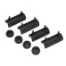 RP5531-4002B Rubber Saddlebags Grommets Support Cushion For Harley Touring Models 2014-Later