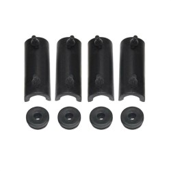 RP5531-4002B Rubber Saddlebags Grommets Support Cushion For Harley Touring Models 2014-Later