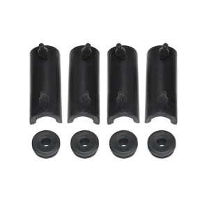 RP5531-4002B Rubber Saddlebags Grommets Support Cushion For Harley Touring Models 2014-Later