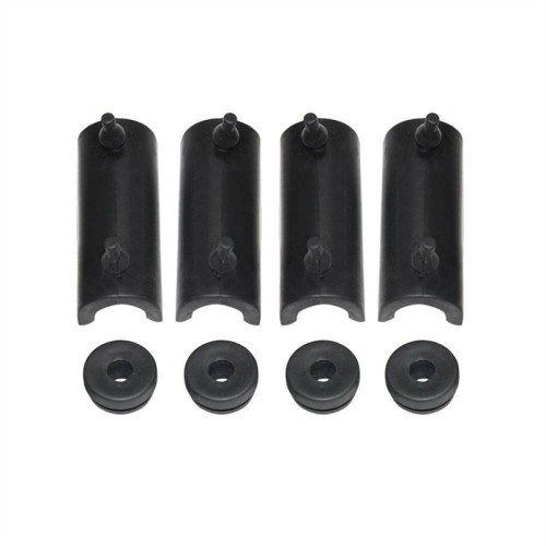 RP5531-4002B Rubber Saddlebags Grommets Support Cushion For Harley Touring Models 2014-Later