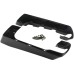 RP5532-1001B Black 4 Hard Saddlebag Extensions Dual Cut For Harley Touring Models 1993-2013