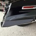 RP5532-1002B Black 4 Hard Saddlebag Extensions No Cut For Harley Touring Models 1993-2013