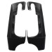 RP5532-1004B Black 4 Hard Saddlebag Extensions No Cut For Harley Touring Models 2014-Later