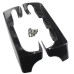 RP5532-1004B Black 4 Hard Saddlebag Extensions No Cut For Harley Touring Models 2014-Later