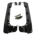RP5532-1005B 4 Hard Saddlebag Extensions Dual Cut For Harley Touring Models 2014-Later