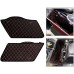 RP5533-1004 Motorcycle Saddlebag Liners Non Stretched Bag Inserts with White Thread Stitch Fit For Harley Touring Models 1996-2013