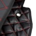 RP5533-1005 Motorcycle Saddlebag Liners Non Stretched Bag Inserts with White Thread Stitch Fit For Harley Touring Models 2014-Later