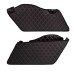 RP5533-1005 Motorcycle Saddlebag Liners Non Stretched Bag Inserts with White Thread Stitch Fit For Harley Touring Models 2014-Later