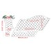 RP5533-1006 Motorcycle Saddlebag Liners 5 inch Stretched Bag Inserts with White Thread Stitch Fit For Harley Touring Models 2014-Later