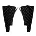 RP5533-1006 Motorcycle Saddlebag Liners 5 inch Stretched Bag Inserts with White Thread Stitch Fit For Harley Touring Models 2014-Later