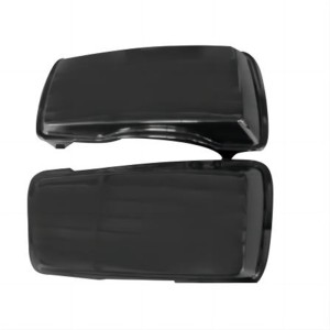 RP5534-1002B Saddlebag Lids Fat Ass Painted Gloss Black For Harley Touring Models 1993-2013
