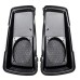 RP5534-1004B Saddlebag Lids Single 6X9 Speaker lids No Speakers Painted Gloss Black For Harley Touring Models 1993-2013
