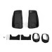 RP5534-1016B Saddlebag Lids Single 5x7 Speaker lids same like oem  Speakers Painted for Harley Touring Models 2014-Later