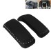RP5534-1017B Motorcycle Saddlebag Lid Bra Covers Leather Bagger Audio Rain Dust Speaker Lids Waterproof For Harley Touring Models 2014-Later