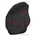 RP5534-1018B Motorcycle Saddlebag Lid Bra Covers Leather Bagger Audio Rain Dust Speaker Lids Waterproof For Harley Touring Models 2014-Later
