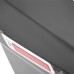 RP5534-1018B Motorcycle Saddlebag Lid Bra Covers Leather Bagger Audio Rain Dust Speaker Lids Waterproof For Harley Touring Models 2014-Later