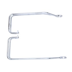 RP5536-1005C Twin Rail Saddlebag Guard Kit For Harley Touring Road King 2009-2013