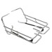 RP5536-1006 Twin Rail Saddlebag Guard Kit For Harley Road King FLHR，Electra Glide FLHT  Ultra Classic FLHTCUSE Road Glide FLTR Models