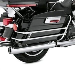 RP5536-1006 Twin Rail Saddlebag Guard Kit For Harley Road King FLHR，Electra Glide FLHT  Ultra Classic FLHTCUSE Road Glide FLTR Models