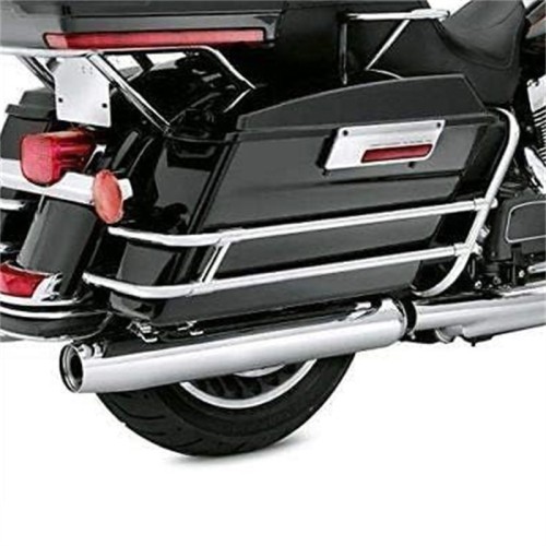 RP5536-1006 Twin Rail Saddlebag Guard Kit For Harley Road King FLHR，Electra Glide FLHT  Ultra Classic FLHTCUSE Road Glide FLTR Models