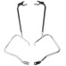 RP5536-1007 Twin Rail Saddlebag Guard Kit For Harley CVO Road King FLHRSE, Road King FLHRXS, Electra Glide FLHT