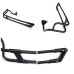 RP5536-1013 Motorcycle Saddlebag Guard Rails Support Bracket For Harley Touring models 2014-2023