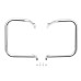 RP5536-1014 Motorcycle Rear Saddlebag Engine Guard Rail Crash Bar For Harley Softail Classic FLST FLSTC 2000-2017