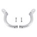 RP5536-1015 Motorcycle Saddlebag Guard Eliminator Support Bracket For Harley Touring Electra Glide FLHT Models 1997-2008