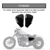 RP1110-2003B Motorcycle Black Fairing Battery Side Cover Metal Cover Left Right Side Battery Cover For Harley Sportster XL Models 2004-2013