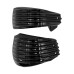 RP1110-2007 Motorcycle Left Right Battery Side Covers ABS Plastic Black/Chrome For Harley Softail Models 2018-Later