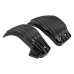 RP1110-2007 Motorcycle Left Right Battery Side Covers ABS Plastic Black/Chrome For Harley Softail Models 2018-Later