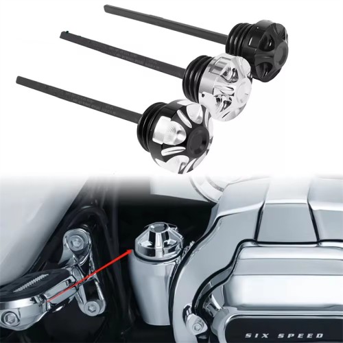 RP1140-1501 Motorcycle Engine Precision Oil Dipstick Plug For Harley Touring Models 2014-Later(except '23-'24 FLHXSE,FLTRXSE and '24 FLHX,FLTRX,FLTRXSTSE)