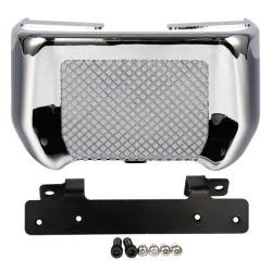 RP1150-3005C Chrome Engine Oil Cooler Cover Mounting For Harley Touring Road King FLHR,Street Glide FLHX,Street Glide Special FLHXS,Road Glide FLTRX,Road Glide Special FLTRXS Models 2017-Later(except '23-later FLTRXSE,FLHXSE, '24 FLHX,FLTRX and