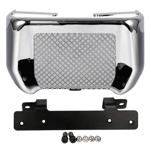 RP1150-3005C Chrome Engine Oil Cooler Cover Mounting For Harley Touring Road King FLHR,Street Glide FLHX,Street Glide Special FLHXS,Road Glide FLTRX,Road Glide Special FLTRXS Models 2017-Later(except '23-later FLTRXSE,FLHXSE, '24 FLHX,FLTRX and