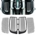RP1060-2018 Motorcycle Radiator Grills Lower Fairing Twin Cooled For Harley Touring Models 2014-Later(except '23-'24 FLHXSE,FLTRXSE and '24 FLHX,FLTRX,FLTRXSTSE)