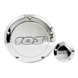RP1080-1004C Chrome 103 Derby Clutch Timing Cover For Harley Dyna FLD Switchback 2012-2013