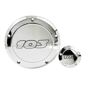 RP1080-1004C Chrome 103 Derby Clutch Timing Cover For Harley Dyna FLD Switchback 2012-2013