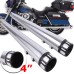 RP0520-1002 4inch Motorcycle Megaphone Slip-On Exhaust Pipes Mufflers For Harley Touring Road Glide, Road King, Electra Glide Street Glide 1995-2016