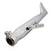 RP0520-1008C 520mm Stainless Steel Motorcycle Exhaust Pipes Right Chrome For Harley Chopper Cruiser Cafe Racer Bobber Scooter