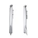 RP0520-1008C 520mm Stainless Steel Motorcycle Exhaust Pipes Right Chrome For Harley Chopper Cruiser Cafe Racer Bobber Scooter