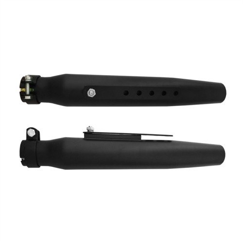 RP0520-1009 420mm Iron material Motorcycle Exhaust Pipes Mufflers For Harley Chopper Cruiser Cafe Racer Bobber Scooter