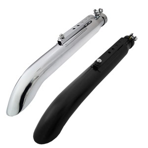 RP0520-1010 510mm Iron material Motorcycle Exhaust Pipes For Harley Dyna Softail Breakout Sportster 1200 883 FLHR Chopper Bobber Touring