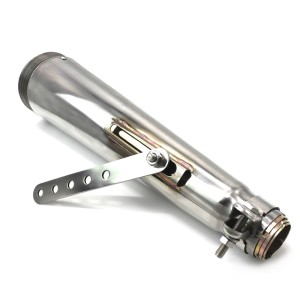 RP0520-1042C Vintage Stainless Steel motorcycle chrome exhaust Muffler For Harley Dyna Softail Breakout Sportster 1200 883 FLHR Chopper Bobber Touring